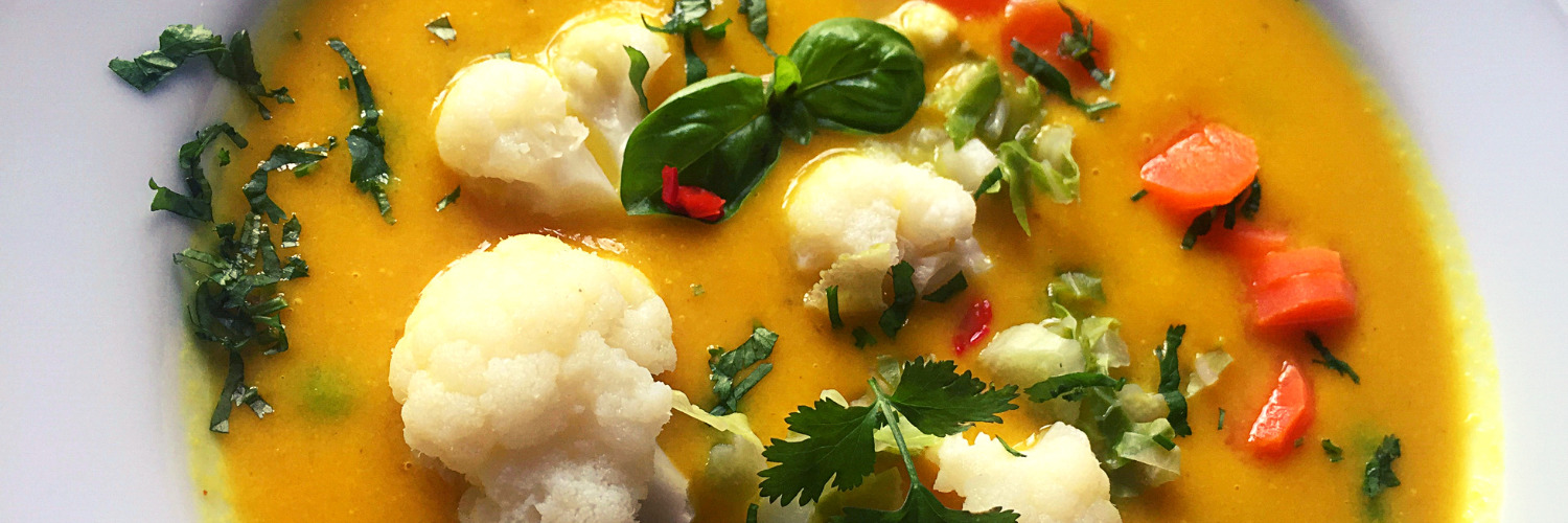 25.12. - Vorspeise - Karfiol-Süßkartoffelsuppe - Leibspeisen